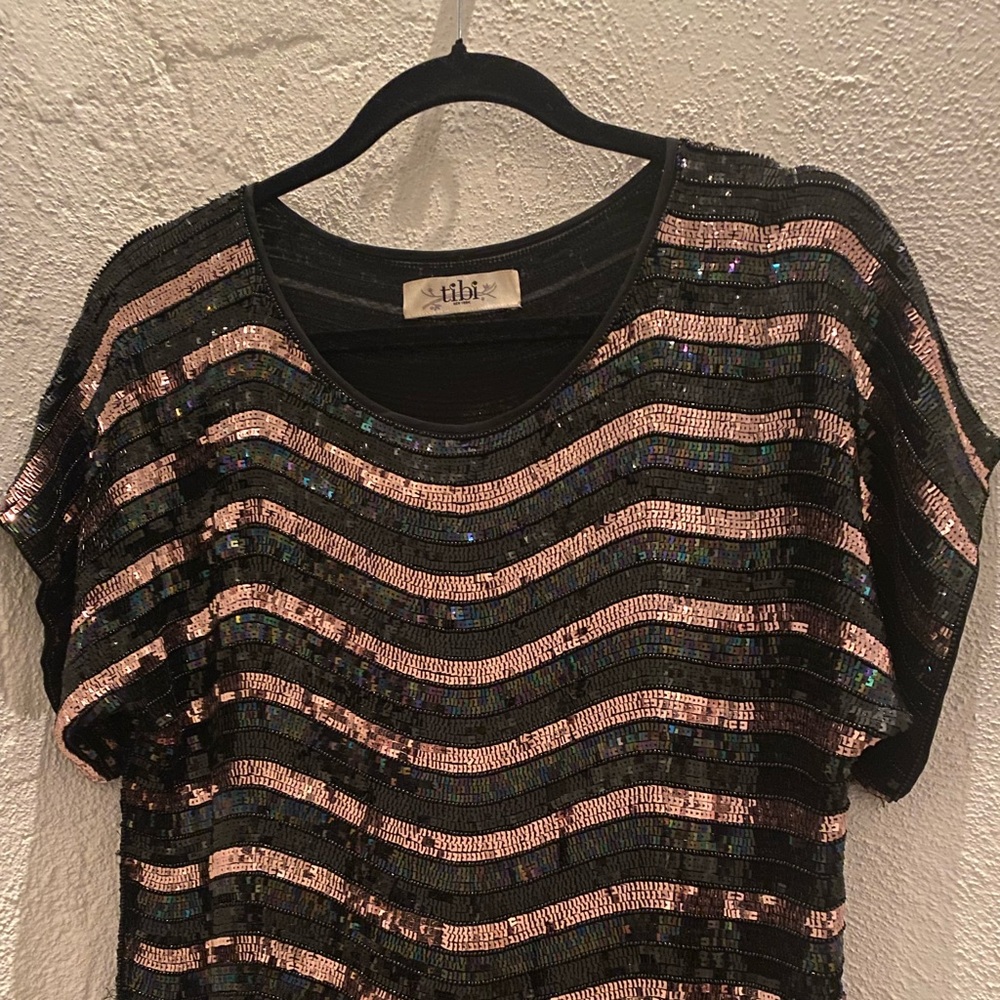 Tibi Sequin dress